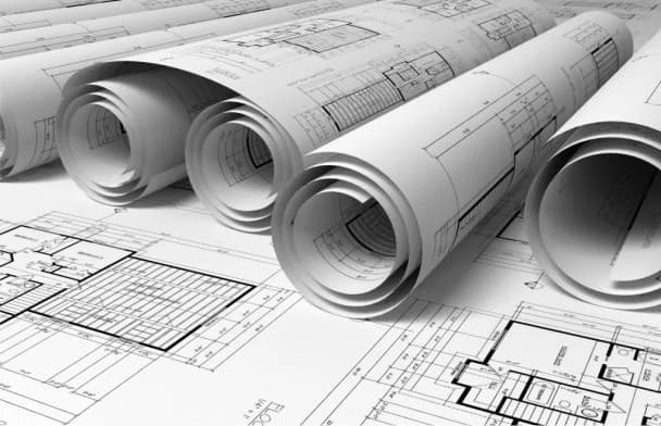 Plotagens de engenharia e arquitetura